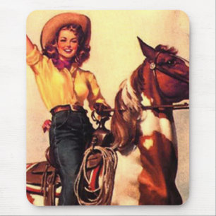 Cowgirl Mousepad