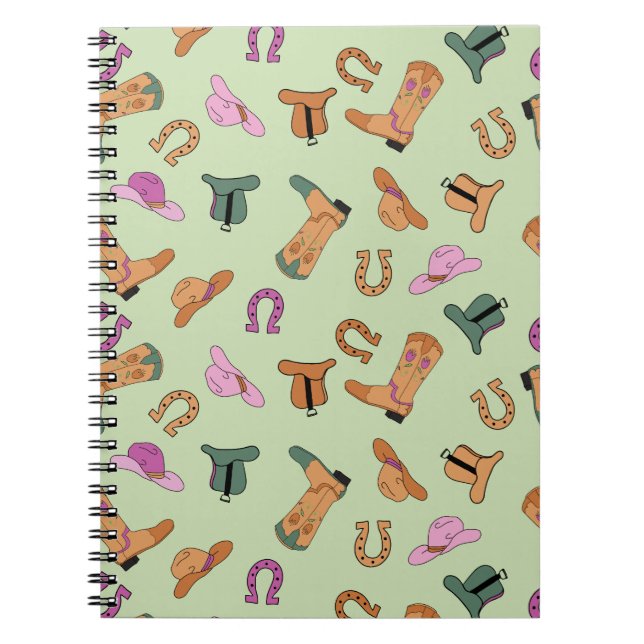 Cowgirl notebook notizblock (Vorderseite)