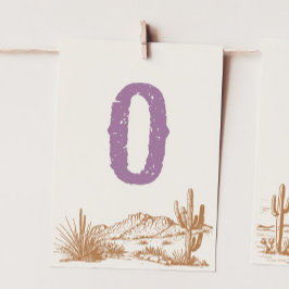 Cowgirl "O" Bannerkarte für Hoch-Stuhl Einladung