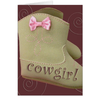 Cowgirl-Partykarten