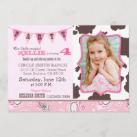 Cowgirl Pink Bandanna Western Thema Geburtstag