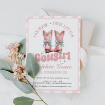 Cowgirl Pink Rodeo Geburtstagsparty