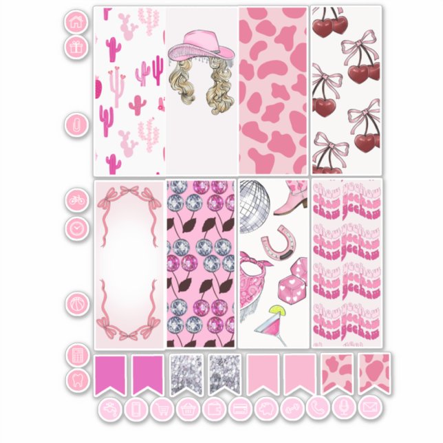 COWGIRL PLANNER STICKER (Vorderseite)