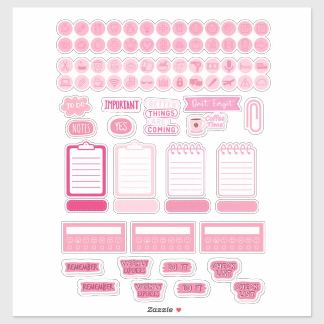 COWGIRL PLANNER STICKER (Blatt)