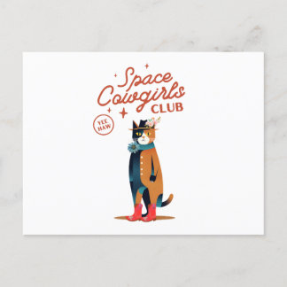 Cowgirl Postkarte