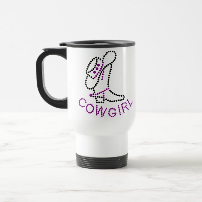 Cowgirl Reisebecher (Links)