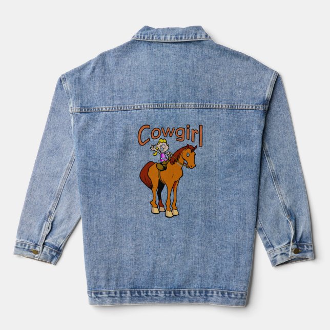 Cowgirl Rodeo Jeansjacke (Rückseite)