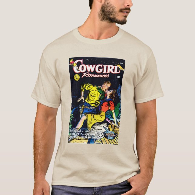 Cowgirl Romances #1 - 1950 Western Romance T-Shirt (Vorderseite)