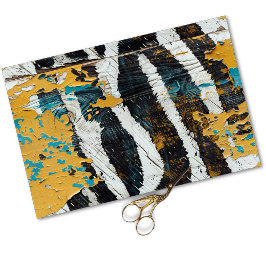 Cowgirl Rustic Western Country Wood Decoupage Seidenpapier