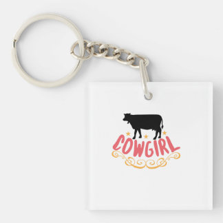 Cowgirl Schlüsselanhänger