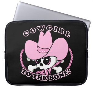 Cowgirl Skull Laptopschutzhülle