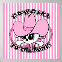 Cowgirl Skull