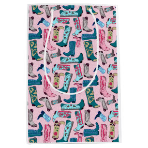 Cowgirl Stiefel Geschenktasche Mittlere Geschenktüte