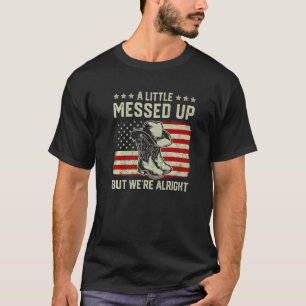Cowgirl Stiefel Hut Ein bisschen durcheinander Abe T-Shirt