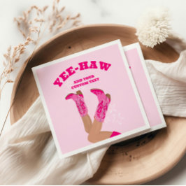 Cowgirl-Stiefel Maßanfertigung Personalisiert Serviette