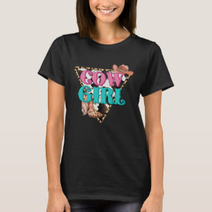 Cowgirl-Stiefel Pferdeliebhaber Rodeo Land Line Da T-Shirt