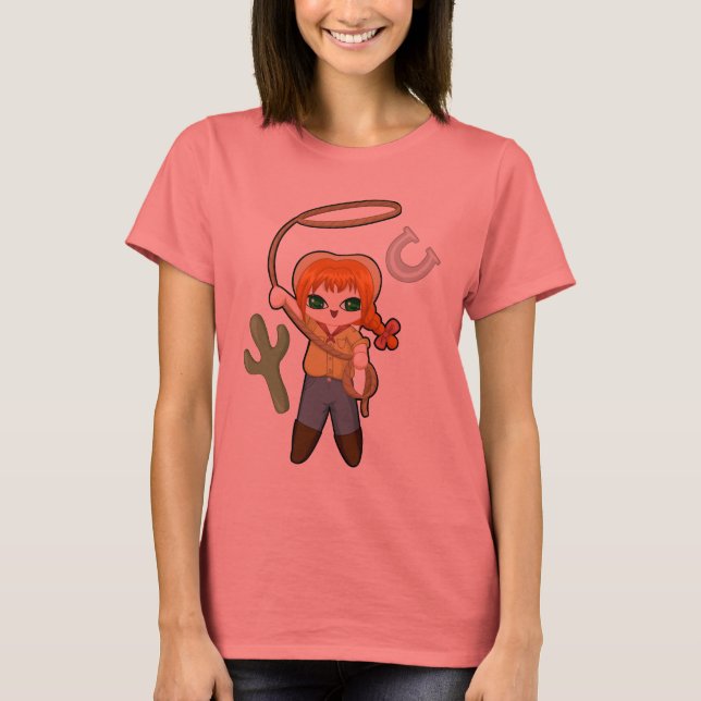 Cowgirl T-Shirt (Vorderseite)