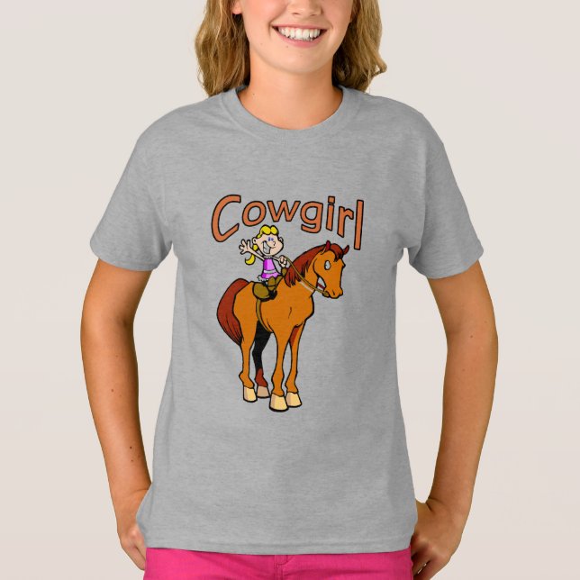 Cowgirl T-Shirt (Vorderseite)