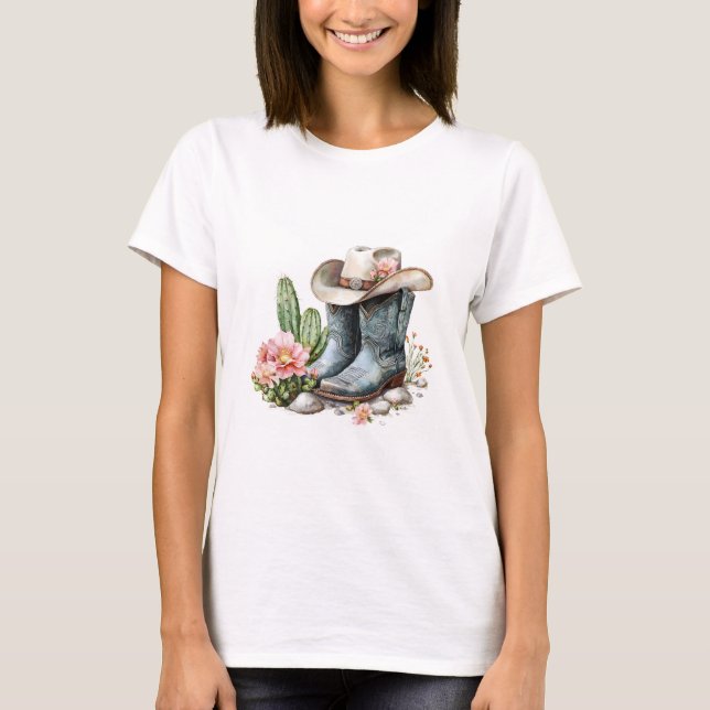 Cowgirl T-Shirt (Vorderseite)