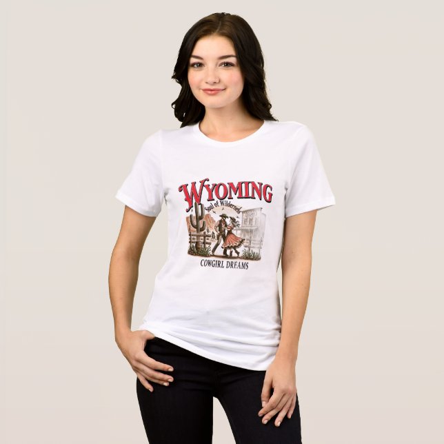 Cowgirl Tri-Blend Shirt (Vorderseite voll)