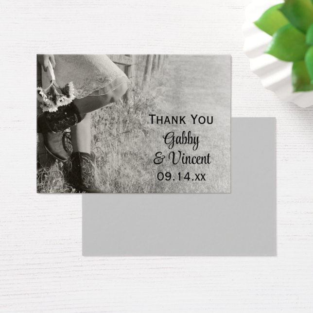 Cowgirl und Sunflowers Ranch Gastgeschenk Hochzeit (Schreibtisch)