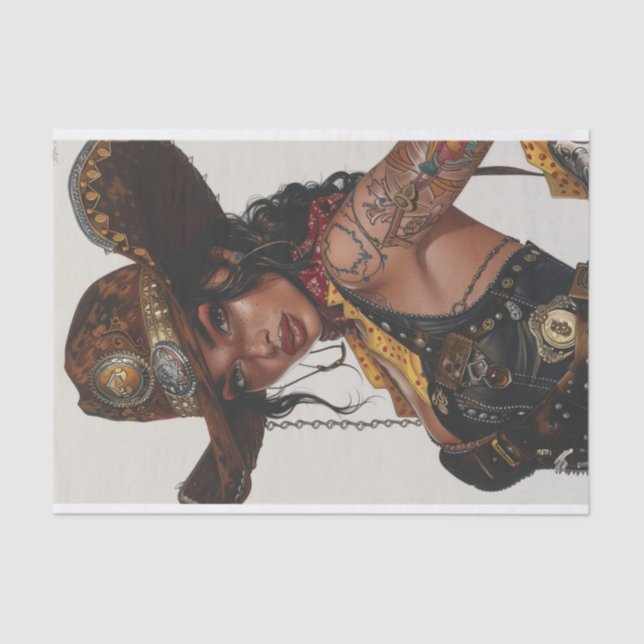 Cowgirl Vibes 28 Seidenpapier (Vorderseite)