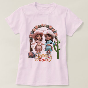 Cowgirl Wedding Celebration - Western Ästhetik T-Shirt