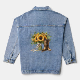Cowgirl Wedding Denim Jacket Jeansjacke