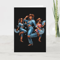 Cowgirl Western Afro Schwarze Frauen Afrikanische