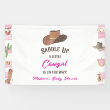Cowgirl Western Rodeo Wild West Baby Dusche