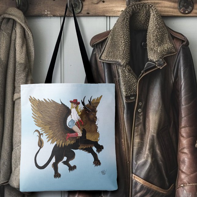 Cowgirl Winged Lion Fantasy Red (Von Creator hochgeladen)