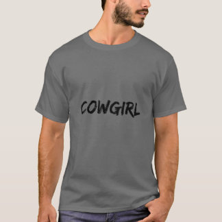 Cowgirl Word Halloween Costume T-Shirt