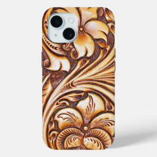 Cowgirlmode-Western-Land-Blumenleder Case-Mate iPhone Hülle