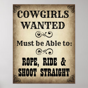 Cowgirls Gewollt Poster