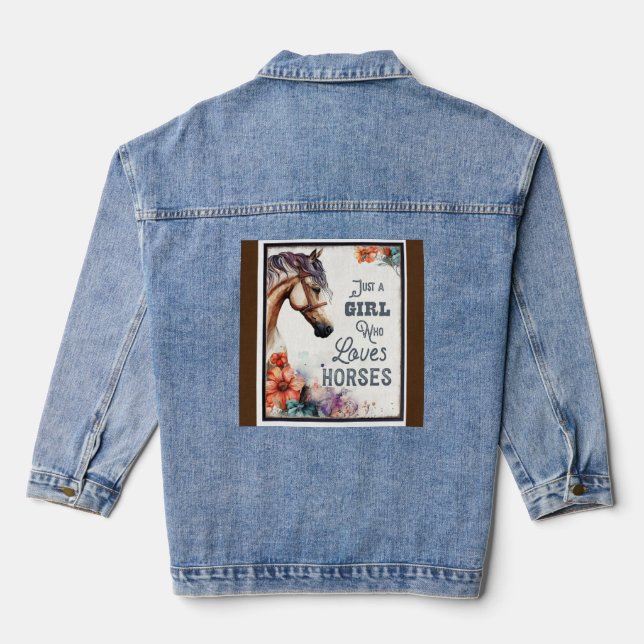 Cowgirls Jeansjacke (Rückseite)