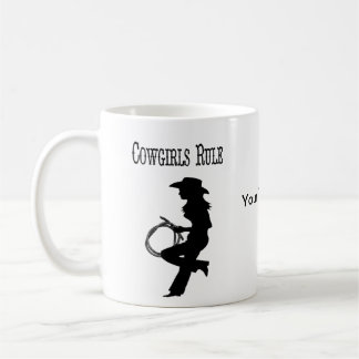 Cowgirls-Regel-Kaffeetasse Tasse