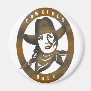 COWGIRLS-REGEL MAGNET