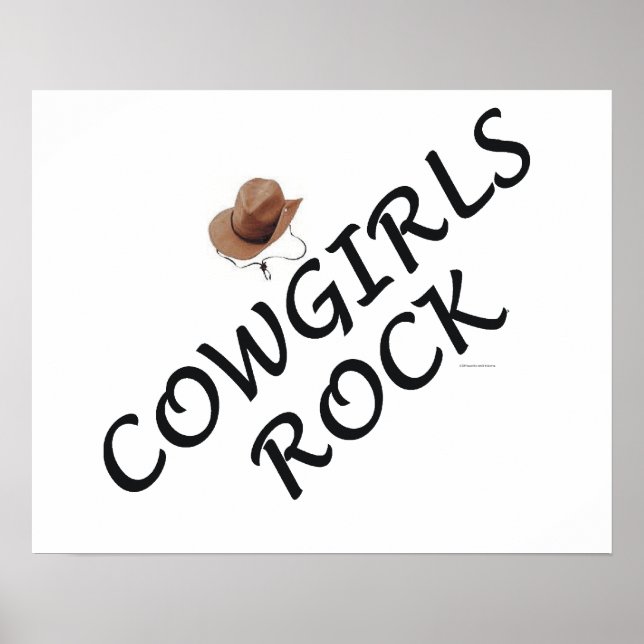 Cowgirls Rock Poster (Vorne)