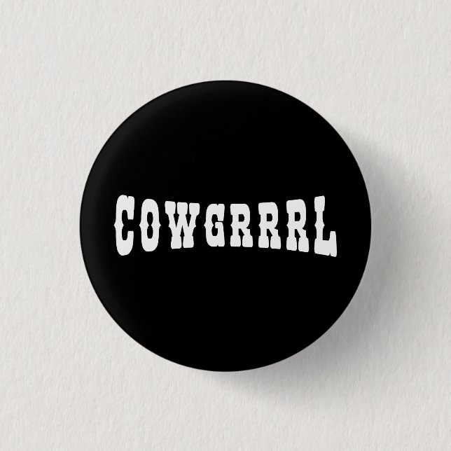 COWGRRRL BUTTON (Vorderseite)