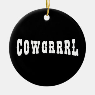 COWGRRRL KERAMIK ORNAMENT