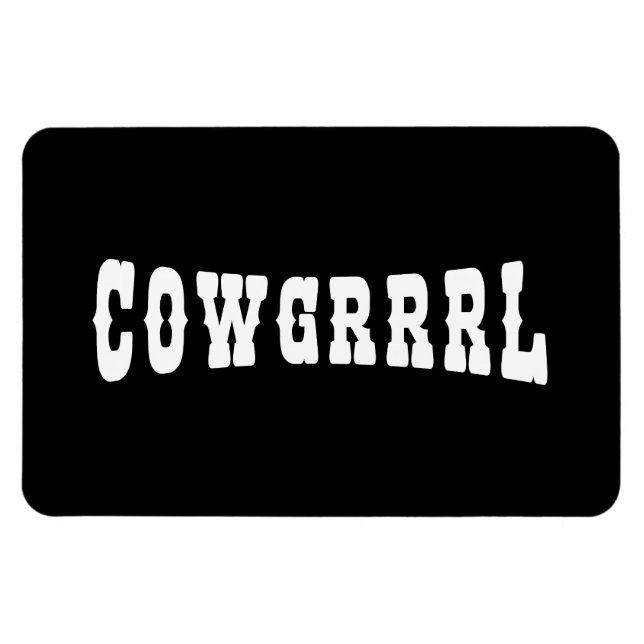 COWGRRRL MAGNET (Horizontal)
