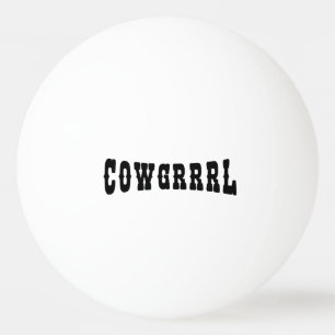 COWGRRRL TISCHTENNISBALL