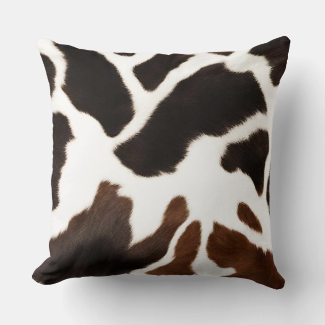 Cowhide Farmhouse Dekor Kissen (Vorderseite)