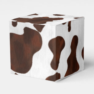 Cowhide Imitate Haare Western Leder Gepunktetes Mu Geschenkschachtel
