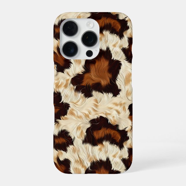 Cowhide iPhone Case Hülle (Rückseite)