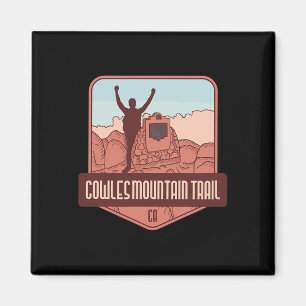 Cowles Mountain Trail – Kalifornien Wanderer Magnet