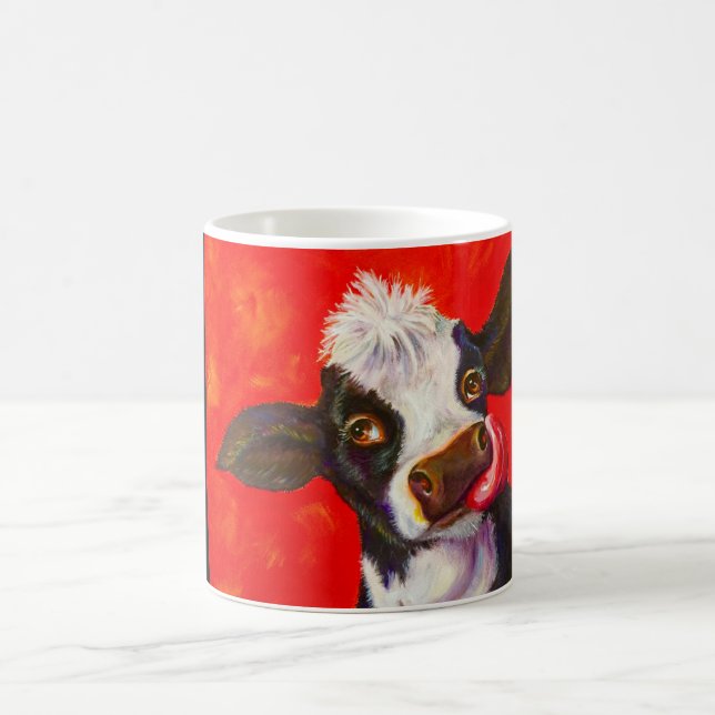 Cowlick-Kaffee-Tasse Tasse (Mittel)