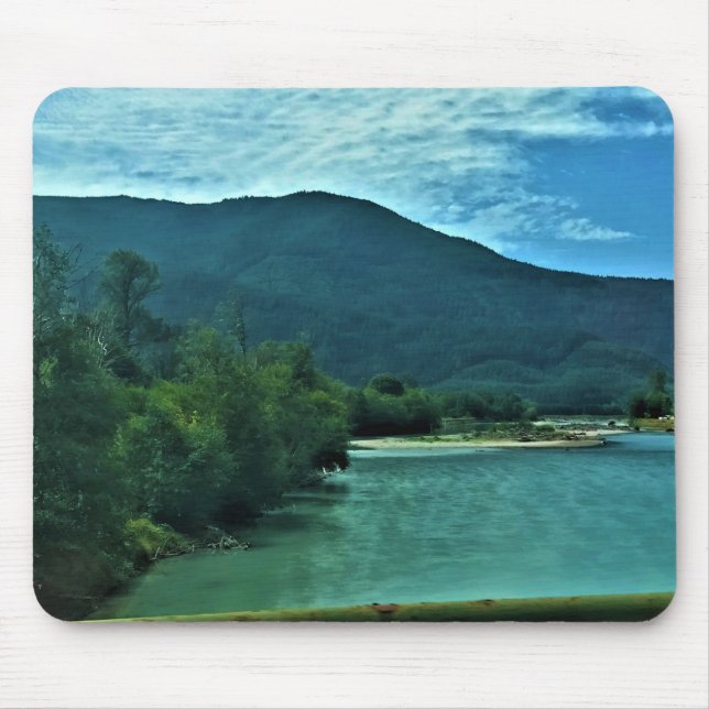 Cowlitz River, Randle, Washington Mousepad (Vorne)