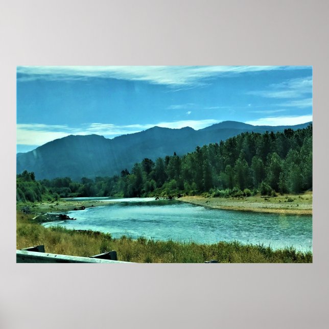Cowlitz River, Randle, Washington Poster (Vorne)