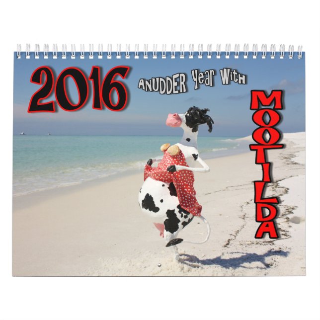 COWmical Blick bei AnUDDER Jahr 2016 mit Mootilda Kalender (Titelbild)